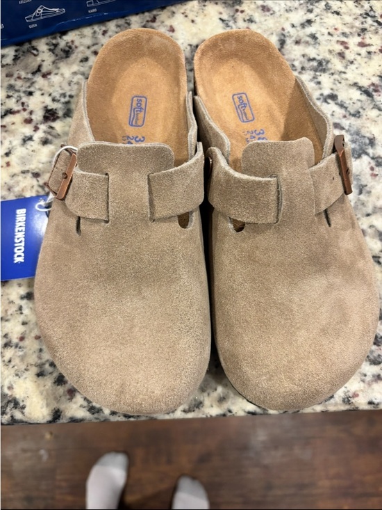 Birkenstock Shoes - Birkenstock Boston Clog Box - Taupe